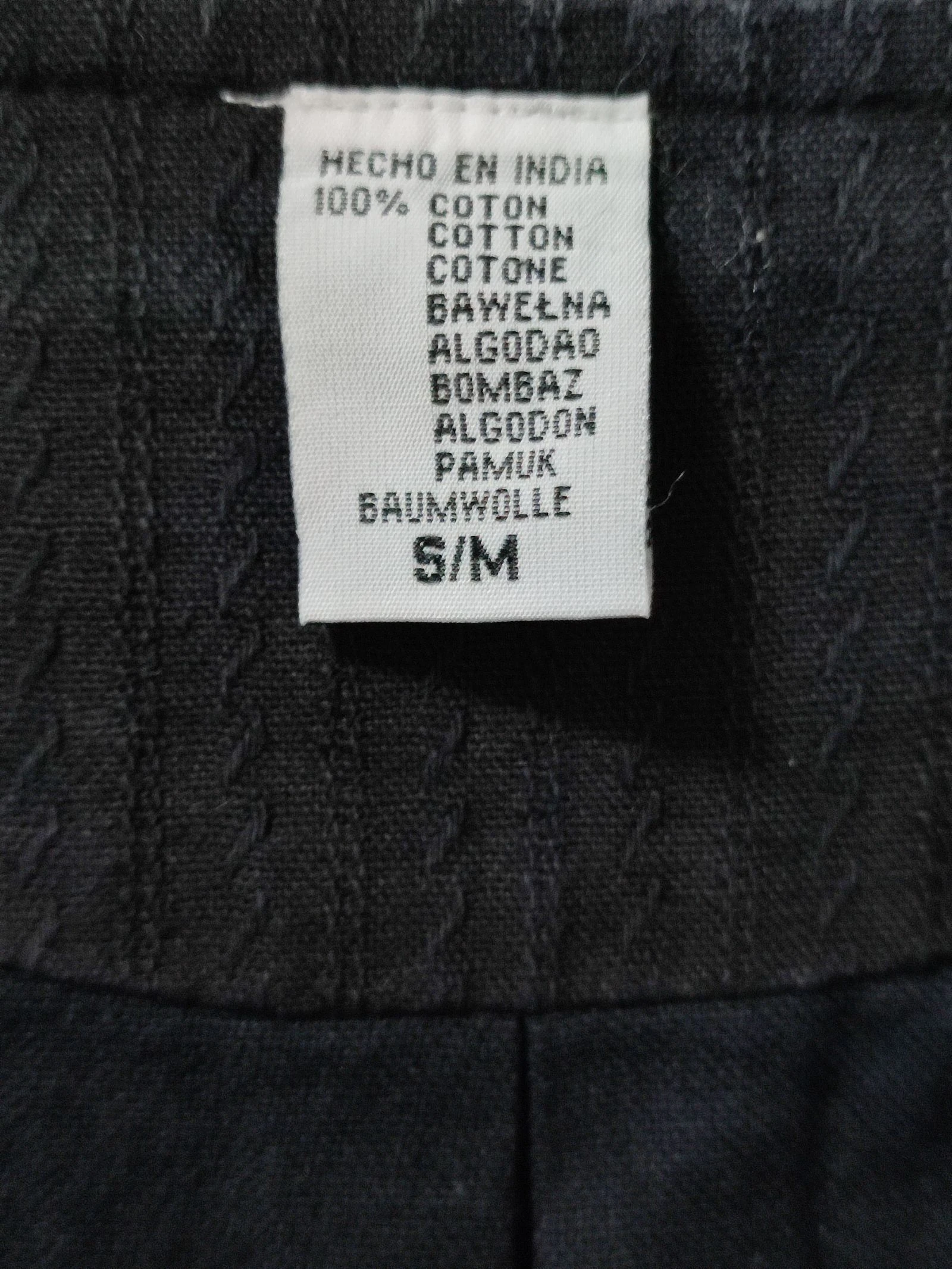 Etnische / boho geborduurde jas met spiegelingen - 100% Katoen (Maat S/M) – photo 4